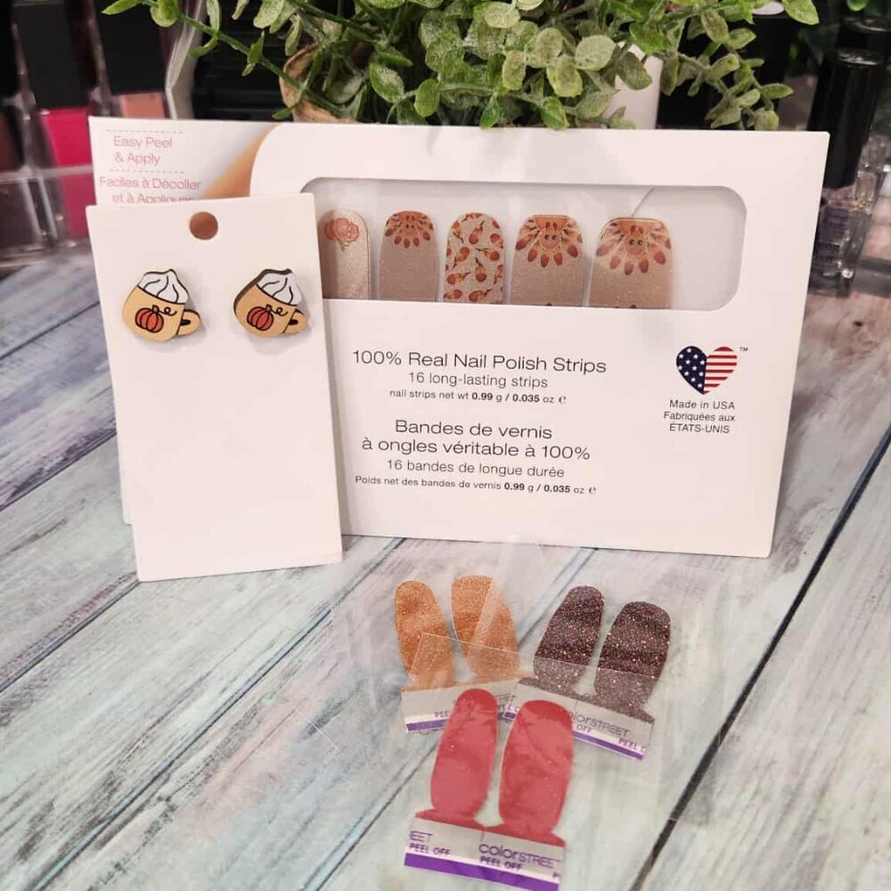 Retired Thanksgiving Color Street Nail Set